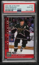 2001-02 ITG Be A Player Memorabilia Ruby /200 Mike Modano #147 PSA 10 GEM MT HOF