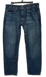Levi Strauss 559 Regular Fit Blue Jeans Zip Fly Durable Pants 34x30 - Picture 1 of 3