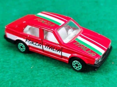ALFA ROMEO 75 FORZA ITALIA AR  - MAJORETTE FRANCE 1:66 no hot wheels polistil 🔺 - Immagine 1 di 4