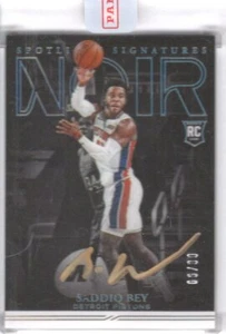 Saddiq Bey Basketball #SSV-SBY Spotlight Signatures Vertical AUSN Pistons - Picture 1 of 2