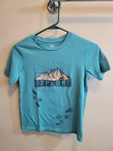 Boys Mountains T-shirt Sz 10/12 - Picture 1 of 3