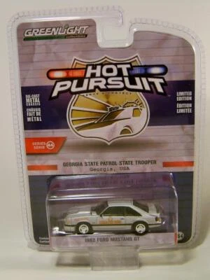 1982 '82 FORD MUSTANG GT GEORGIA STATE POLICE HOT PURSUIT 44GREENLIGHT 2023 - Image 1 of 2