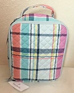 Vera Bradley ~ "Pastel Plaid" ~ Lunch Bunch Bag ~ NWT - Picture 1 of 4