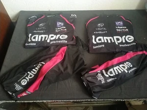 2er Set Trikot Radfahrerhose Lampre Farnese Wein Sommer Winter Radsport 4XL - Bild 1 von 17