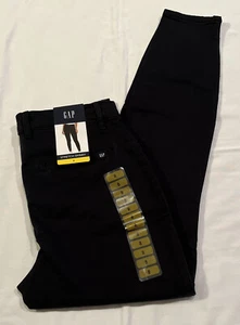 GAP Women’s Stretch Skinny NWT Black Pants size 8 - Picture 1 of 5