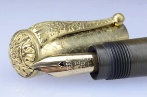 Waterman's Ideal 18.K.R. Stilografica Retrattile Nib Reg.Us Usa 1920s "Difetto" - Foto 1 di 24