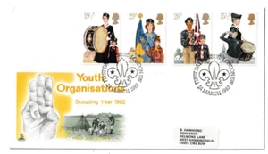 24/3/1982 UK GB FDC - Youth Organisations - Scouting Year - London SW Special #1 - Picture 1 of 2