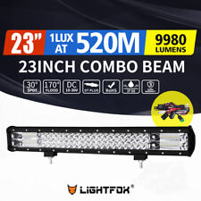 Lightfox 23inch Osram LED Light Bar Spot Flood Driving Offroad Lamp 23" 4WD 4x4