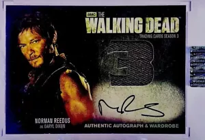 Cryptozoic Walking Dead Season 3 Norman Reedus/Daryl Dixon Auto Relic Card #AM10 - Picture 1 of 2