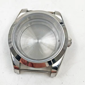 40mm sapphire glass polished watch Case fit FOR SEIK NH35 NH36 movement watch - Picture 1 of 5