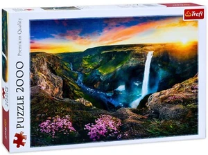 NEW Trefl Jigsaw Puzzle 2000 Pieces 27091 Haifoss Waterfall, Iceland - Imagen 1 de 2