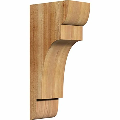 Ekena Millwork COR06X10X22NEB00RWR 6"W x 10"D x 22"H New Brighton Rough Sawn Cover