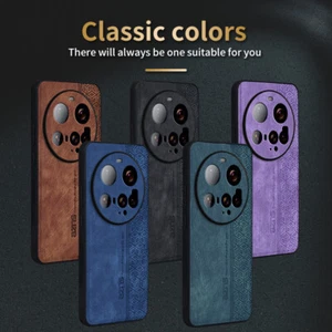Phone Case Shockproof Business PU Leather Soft TPU Cover For Xiaomi 15 Ultra - Picture 1 of 21