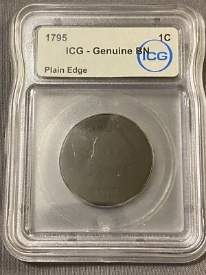 1795 Liberty Cap Hair Large Cent - Image 1 of 2