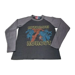 Camiseta Junk Food Loves GapKids Autobots Talla 8 M Camiseta Raglán Gráfica Manga Larga - Imagen 1 de 13