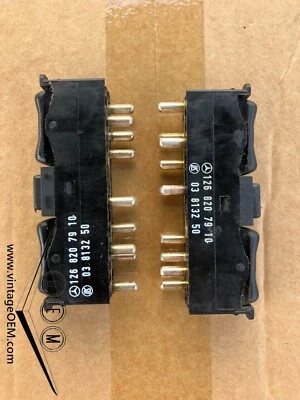 Mercedes Benz W201 window switch pair 1268207910 - Image 1 of 4