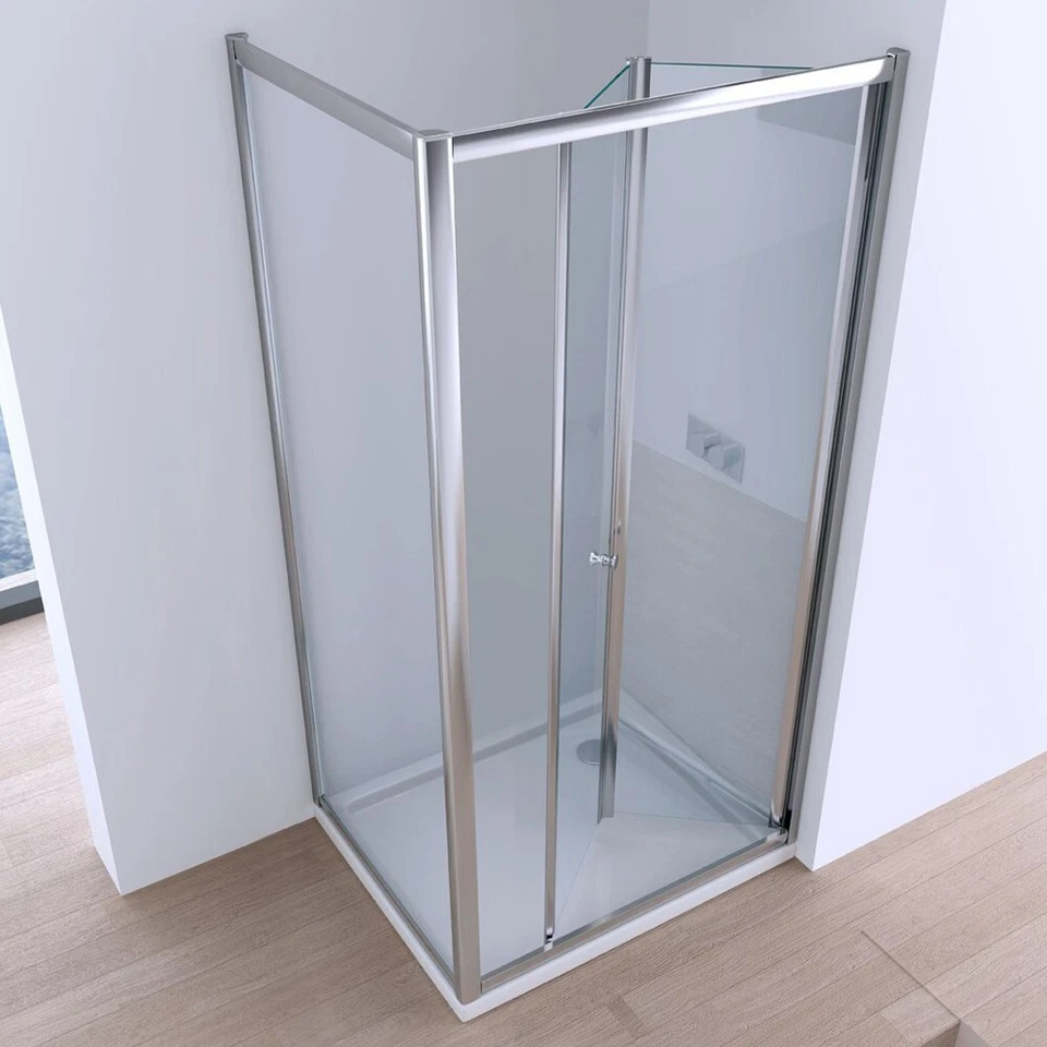 Box Doccia 2 lati a Libro Trasparente o Stampato 6mm H190 ASIA - Immagine 1 di 1