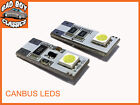 501 T10 W5W Sidelight Interior Number Plate LED Bulbs CANBUS x2