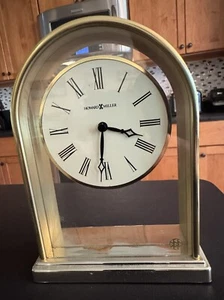 Vintage Howard Miller Tabletop / Mantel Clock (Brass Finished Arch) - Picture 1 of 4