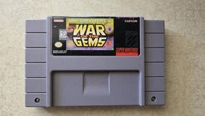 MARVEL WAR OF THE GEMS (Super Nintendo Entertainment System) CAPCOM Tested - Picture 1 of 6