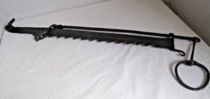 18th c. Hand Made Iron Sawtooth Hearth Trammel American 32 1/2" long - Picture 1 of 10