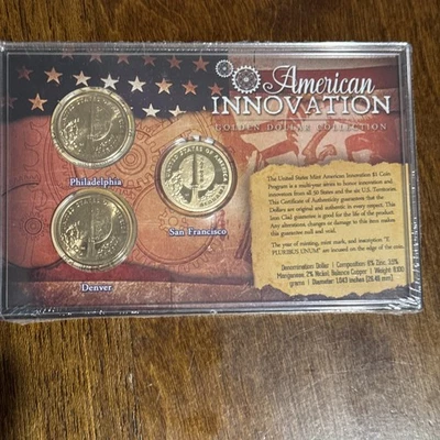 American Innovation Gold $1 Collection-3 Coin Set-ALABAMA Incl. 1 Reverse Proof. - Image 1 of 4