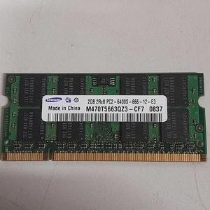 Samsung 2GB DDR2-800MHz PC2-6400 non-ECC Unbuffered CL6 200-Pin M470T5663QZ3-CF7 - Picture 1 of 4