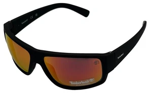 Timberland Matte Black Mens Plastic Rectangle Sunglass Polarized Lens TB7261. 5D - Picture 1 of 10