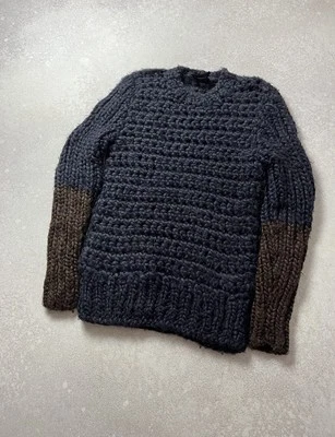 Diesel Black Gold Vintage Amazing Heavyweight Cable Knit Sweater Men’s Size M - Image 1 of 4
