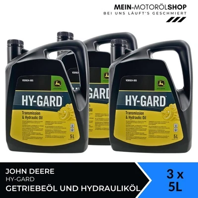 Aceite de transmisión y aceite hidráulico John Deere Hy-Gard API GL-4 J20C 3x5 litros = 15 litros