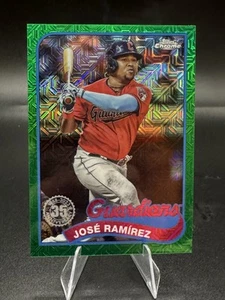 2024 Topps Cromo Verde Mojo José Ramírez #d/99 T89C Guardianes - Imagen 1 de 3