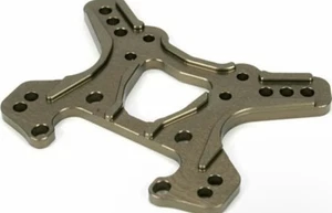 RC Losi TEN Front Shock Tower CNC Aluminum Gray Hard (1) B2167 2167 - Picture 1 of 2