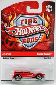 Hot Wheels Double Demon Fire Rods Series - N9025 NRFP 2008 Red 1:64 - Picture 1 of 4