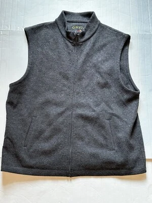 Orvis 100% Wool Gray Shell Vest For Hunting Size XXL - Image 1 of 4