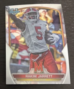 2022 Bowman Chrome University - Rakim Jarrett - #2 - Maryland -Tampa Bay - (823 - Picture 1 of 2