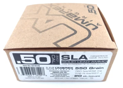 UMAREX SLA .50 .510 550 gr. PISTOLA DE AIRE SLUG NARIZ PLANA PLOMO SÓLIDO ENVÍO RÁPIDO (20) Foto 1 de 4