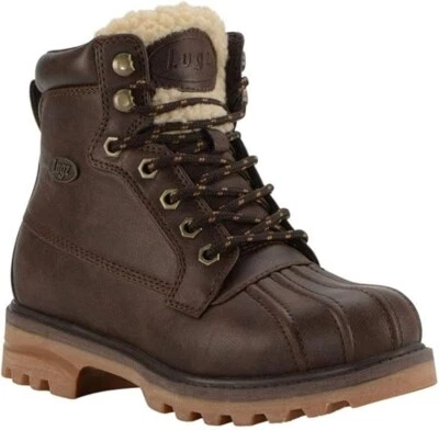 Lugz Mallard Women's US 7.5 Brown Memory Foam Slip Resistant Duck Boots JOBB351 - Image 1 of 4