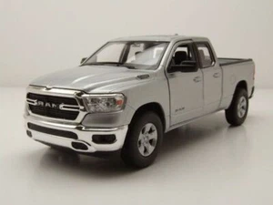 RAM 1500 Pick-Up 2019 Plata Coche a Escala 1:24 Welly - Imagen 1 de 9