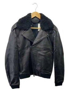 Acne Studios Jacket leather sheepskin black 44 Used - Picture 1 of 8