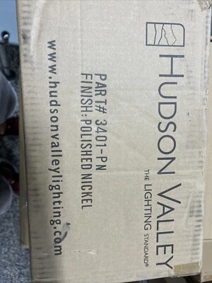 Hudson Valley Lighting 3401 Windham 1 灯 10 英寸高浴室 - 镍 — 第 1/2 张图片
