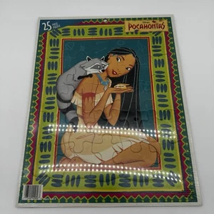 POCAHONTAS MEEKO New DISNEY JIGSAW PUZZLE Sealed PARKER BROTHERS 25 PC Cardboard - Picture 1 of 2