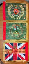  The Royal Northumberland Fusiliers 1st battalion miniature colours flags.