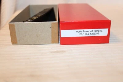 HO Scale Model Power, 40' Gondola, Baltimore & Ohio, Blue, #366295 Built - Image 1 of 4