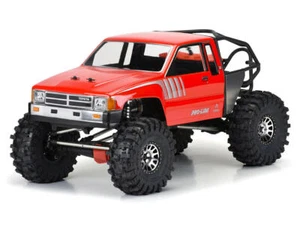 Pro-Line SCX6 1985 Toyota Hilux SR5 1/6 Rock Crawler Body (Clear) (Cab Only) - Picture 1 of 8