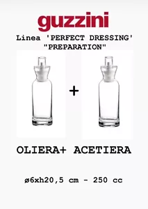 GUZZINI:SET OLIERA+ ACETIERA 'PERFECT DRESSING'”PREPARATION" Trasparente eBianco - Foto 1 di 5