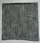 Kissenberzug ca. 40 x 40 cm Batik Druck grau schwarz Vintage 1980-1989er Jahre