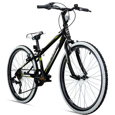24 Zoll Mountainbike Kinderfahrrad Bergsteiger Kansas Shimano Kenda MTB Fahrrad - Bild 1 von 4