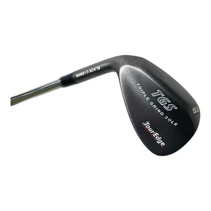Tour Edge TGS 52° Gap Wedge Black Carbon Steel Flex Wedge Flex 35" LH - Picture 1 of 10