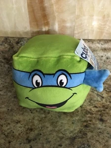 Cubd Collectibles Mini Cloud Cube Pillow Turtle Teenage Mutant Ninja Leo 4”  - Picture 1 of 7