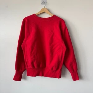 Vintage Champion Sweatshirt Herren M Repro 70s Reverse Weave Warmup One Color Gold - Bild 1 von 7